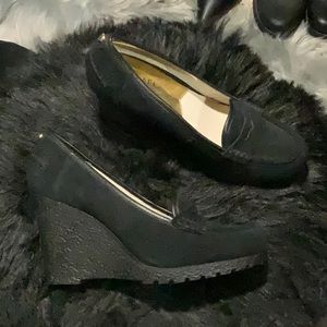 NWOB Michael Kors Suede loafer wedge
